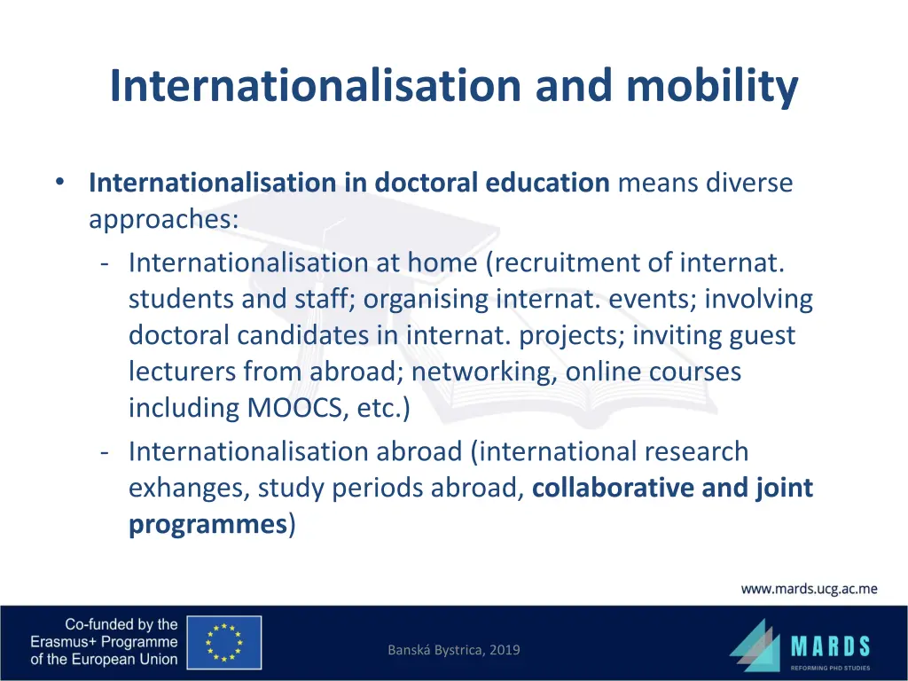 internationalisation and mobility