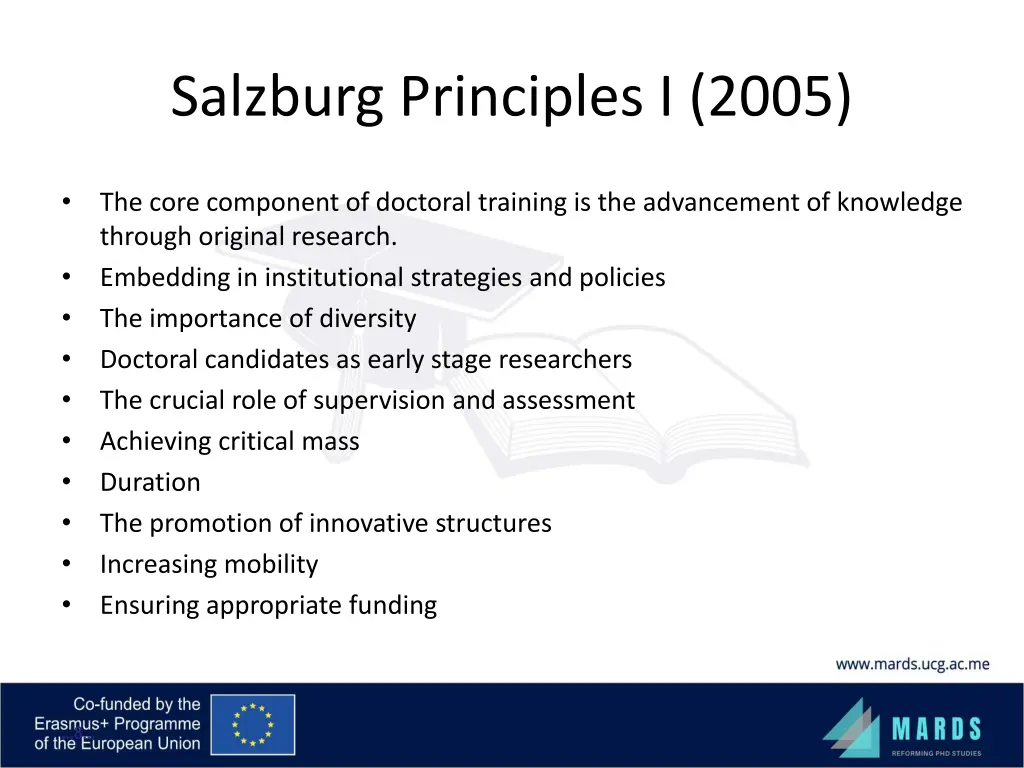 salzburg principles i 2005