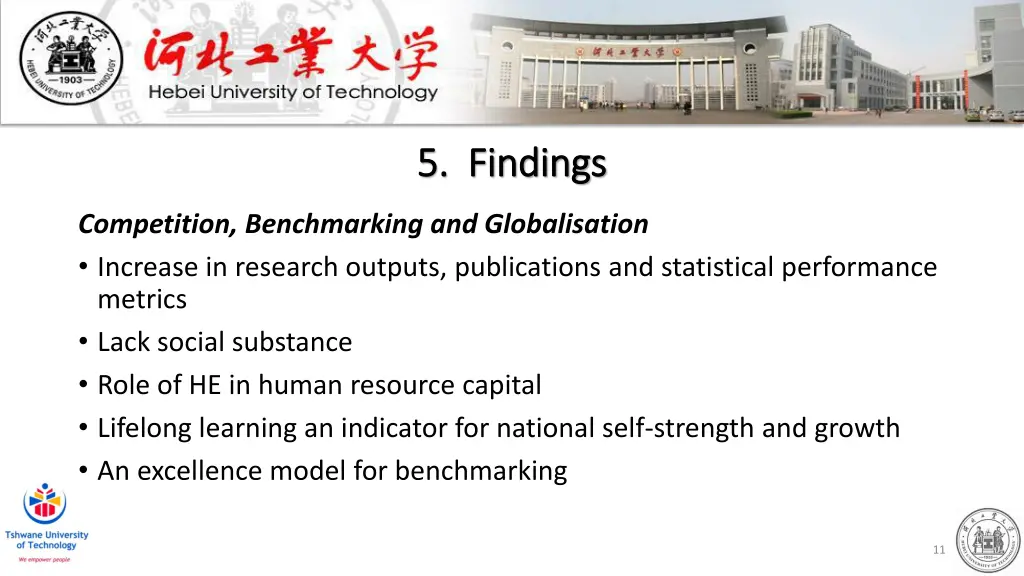 5 findings 5 findings