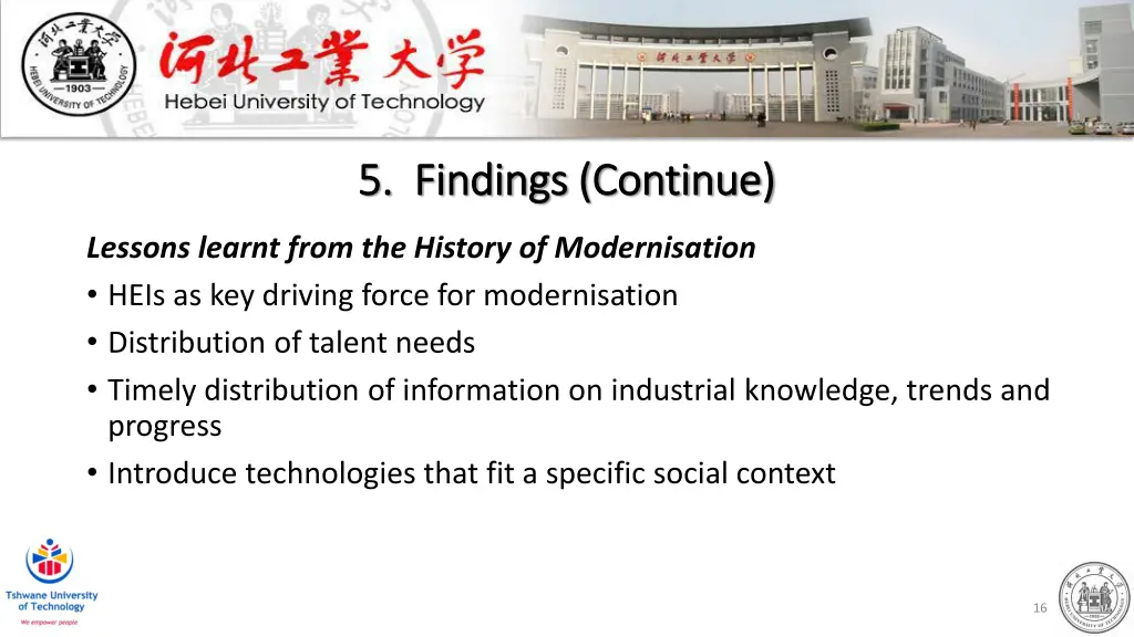 5 findings continue 5 findings continue 4
