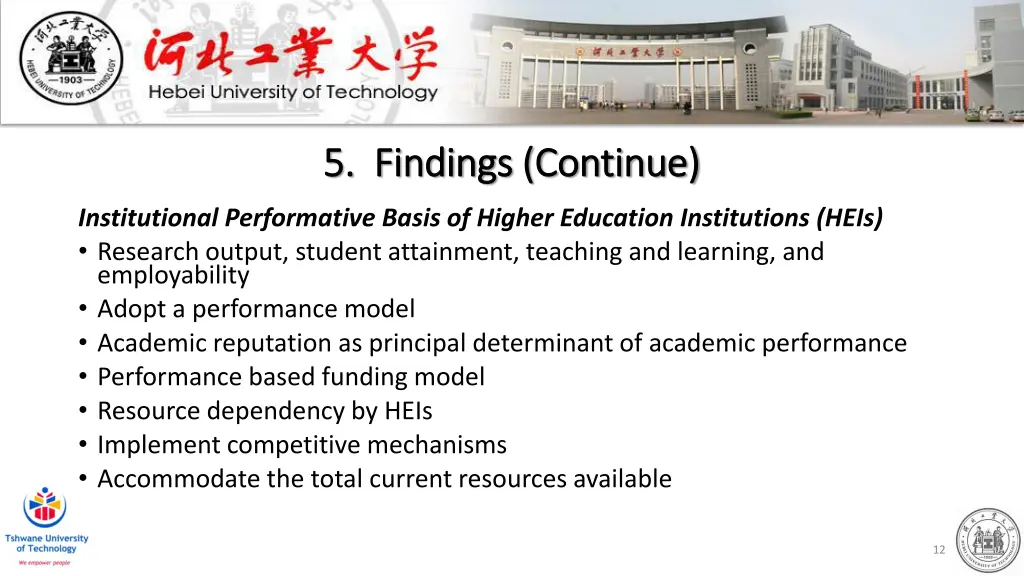 5 findings continue 5 findings continue