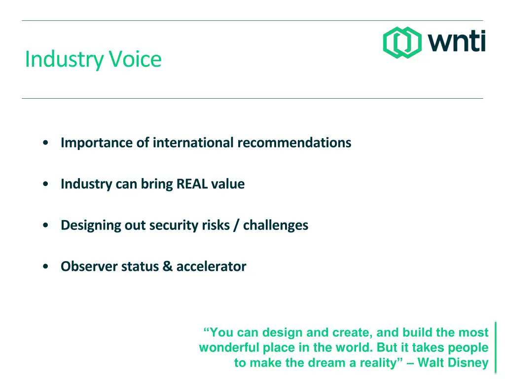 industry voice