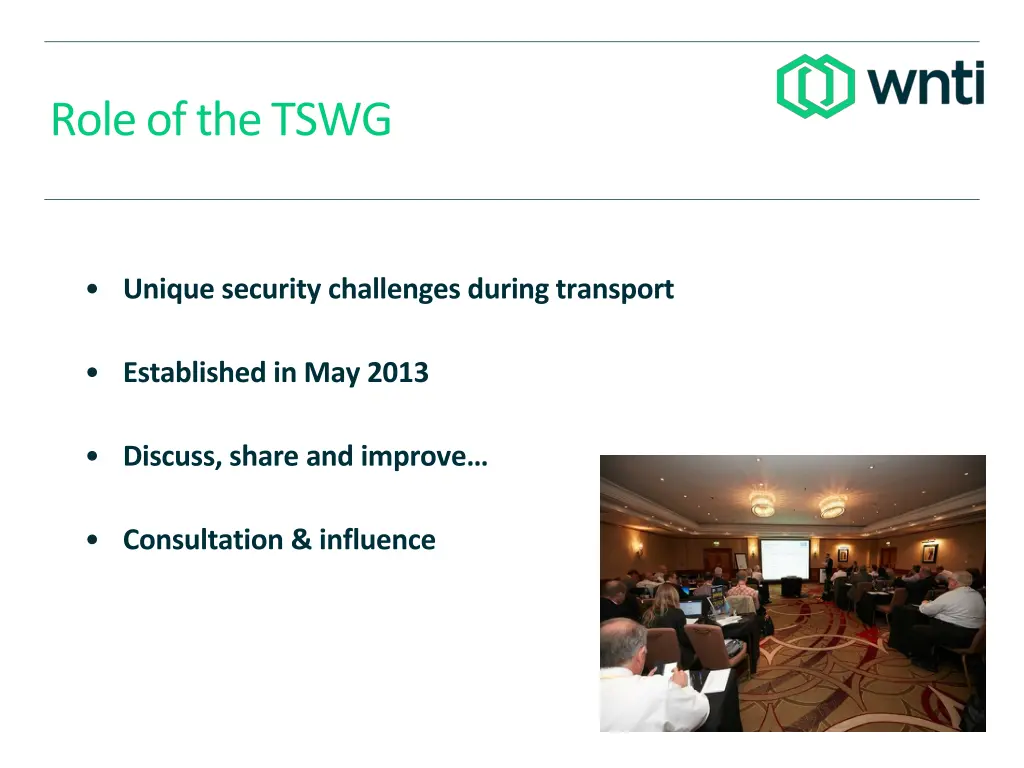 role of the tswg