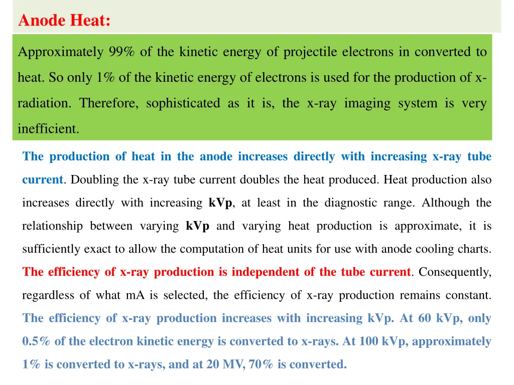 anode heat