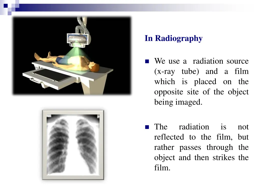 in radiography