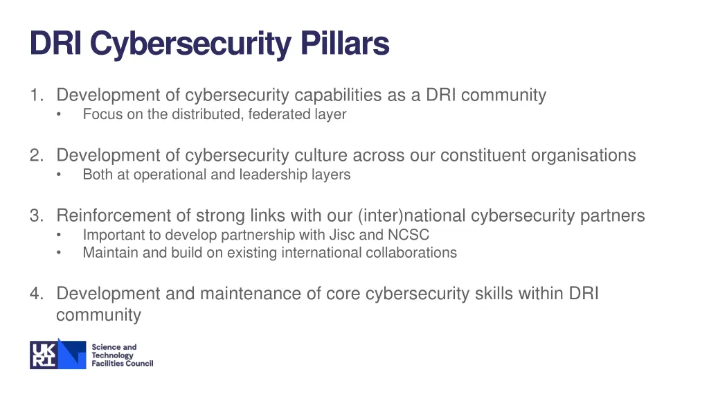 dri cybersecurity pillars