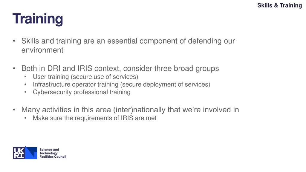 skills training