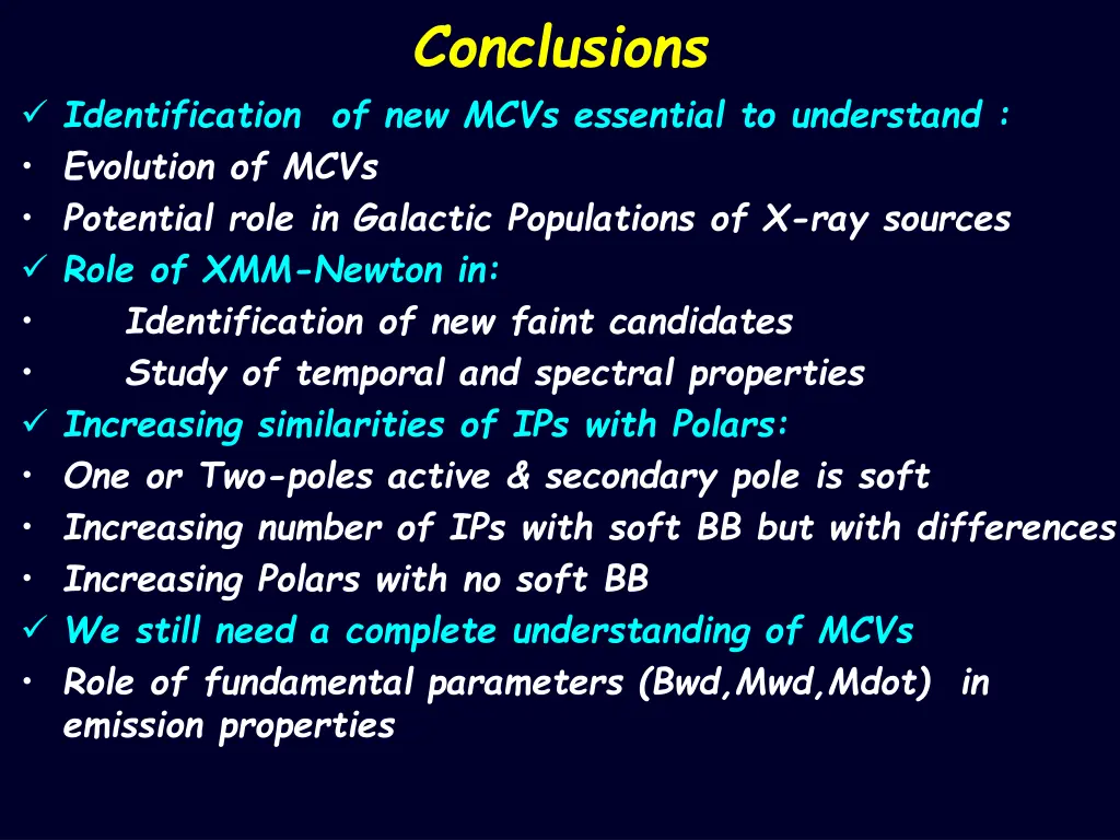 conclusions