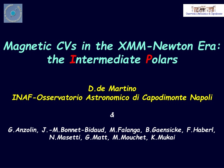 magnetic cvs in the xmm newton