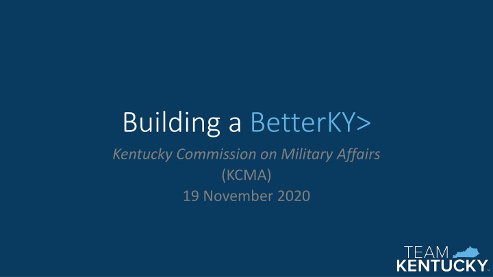 building a betterky kentucky commission