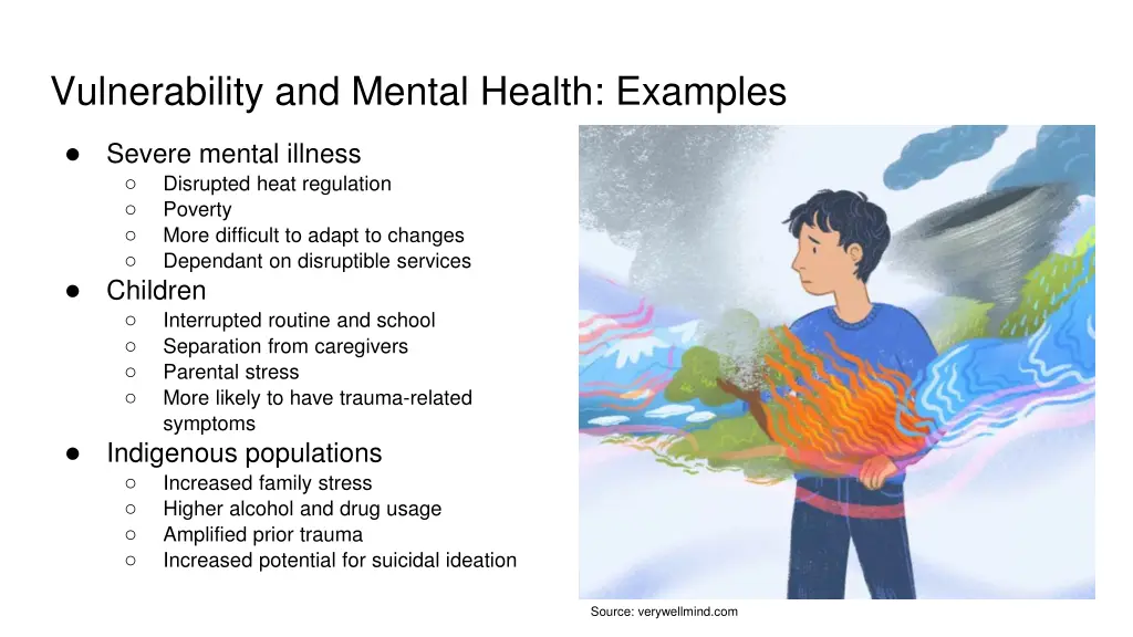 vulnerability and mental health examples