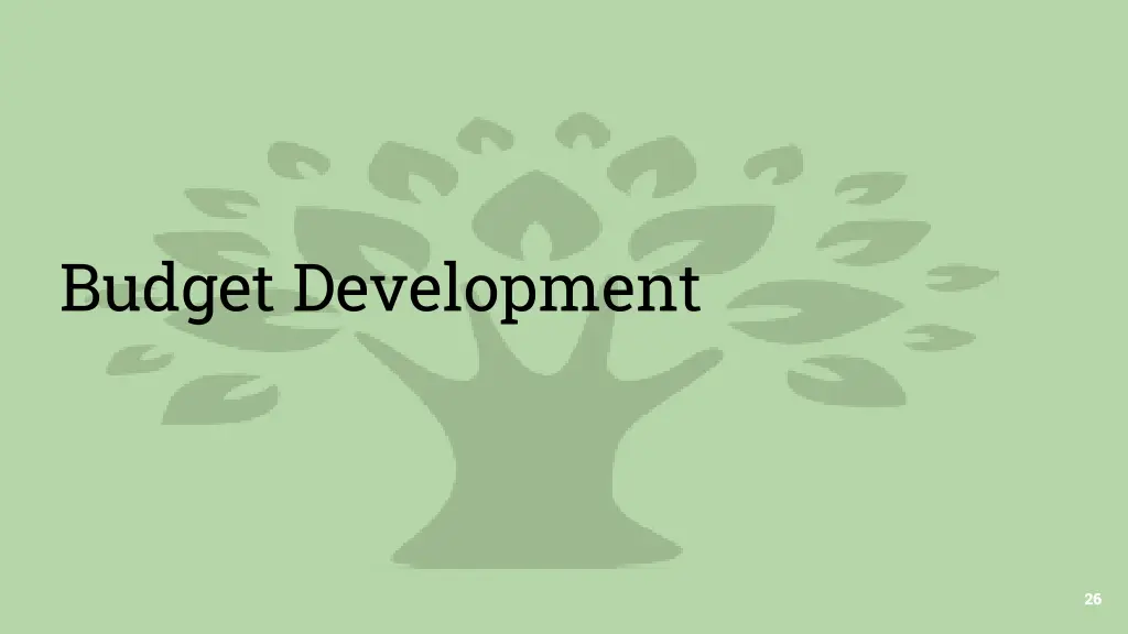 budget development