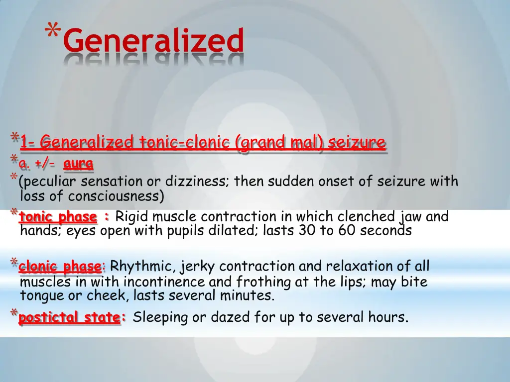 generalized