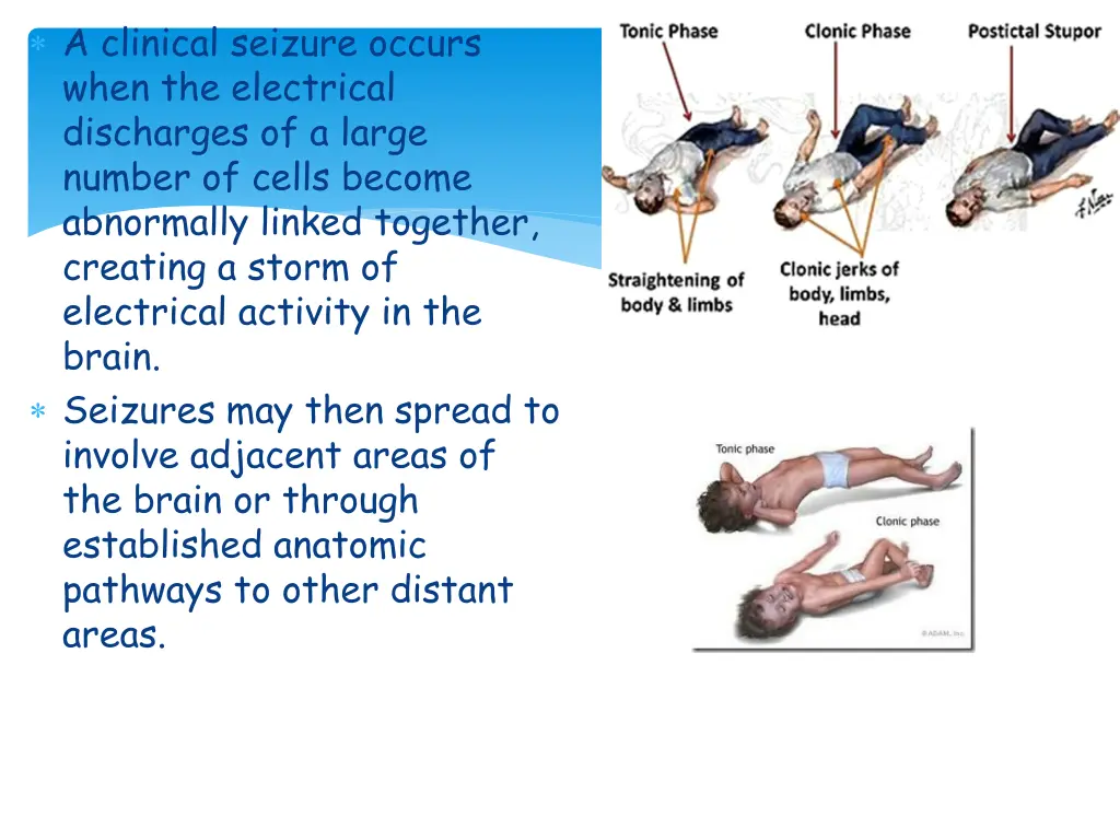 a clinical seizure occurs when the electrical