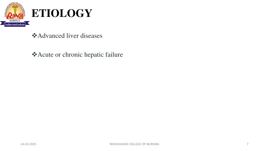 etiology