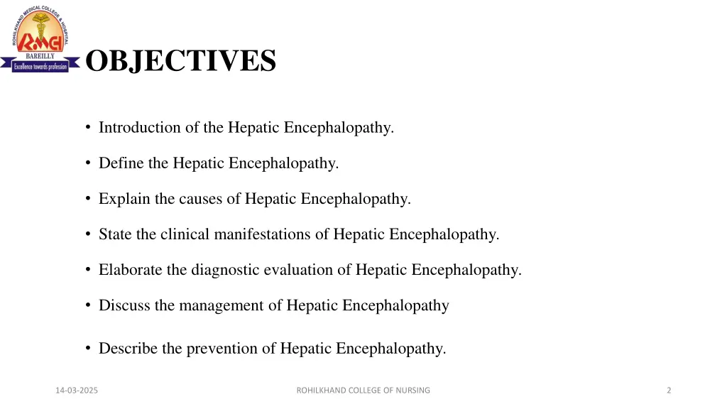 objectives