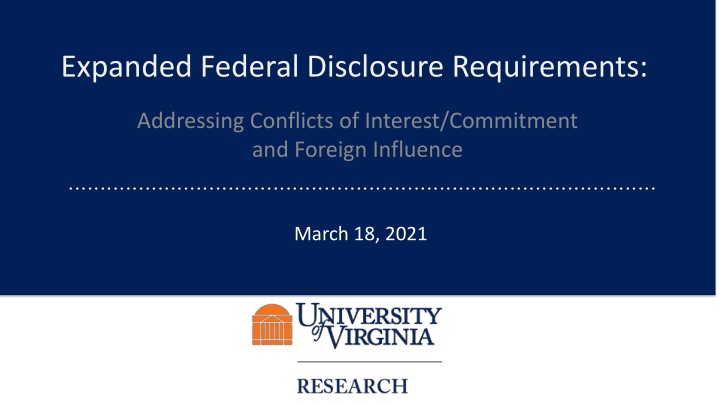 expanded federal disclosure requirements