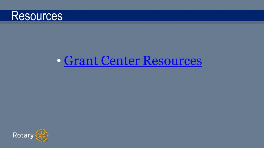 resources