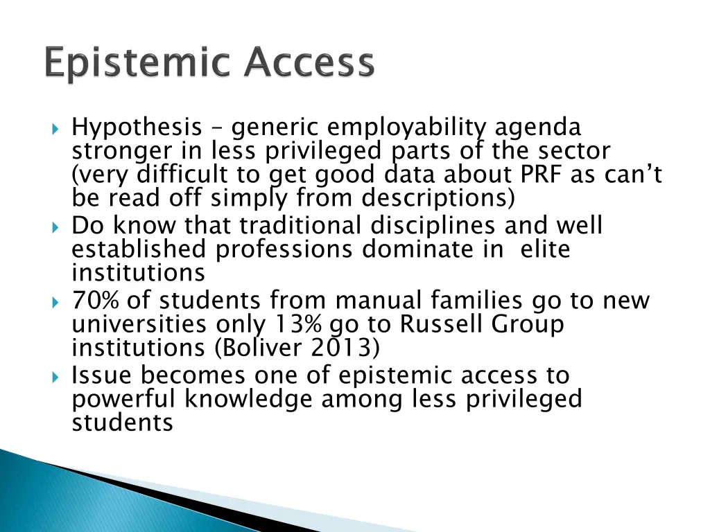 hypothesis generic employability agenda stronger