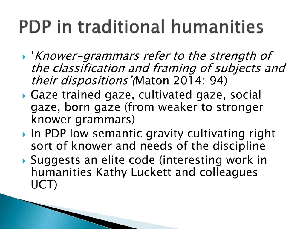 knower grammars refer to the strength