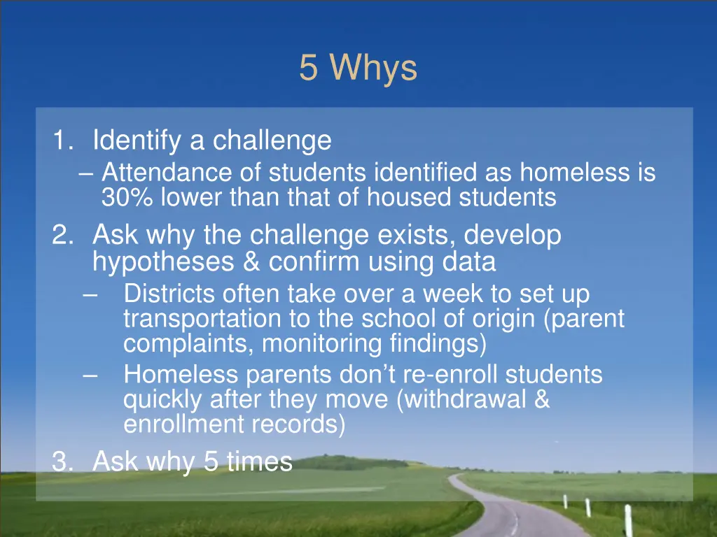 5 whys