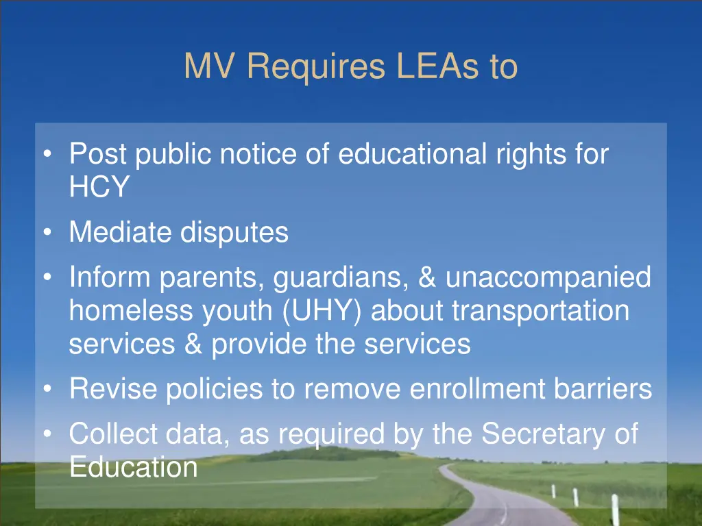mv requires leas to 1