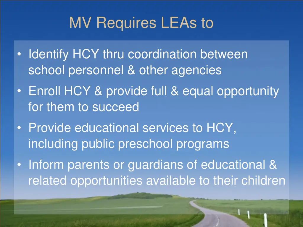 mv requires leas to