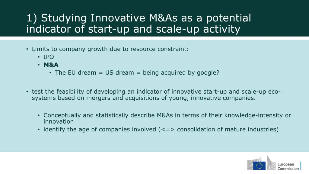 1 studying innovative m as as a potential