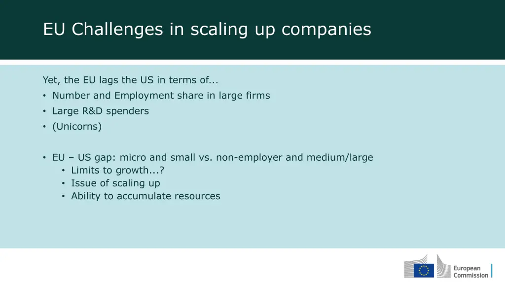 eu challenges in scaling up companies