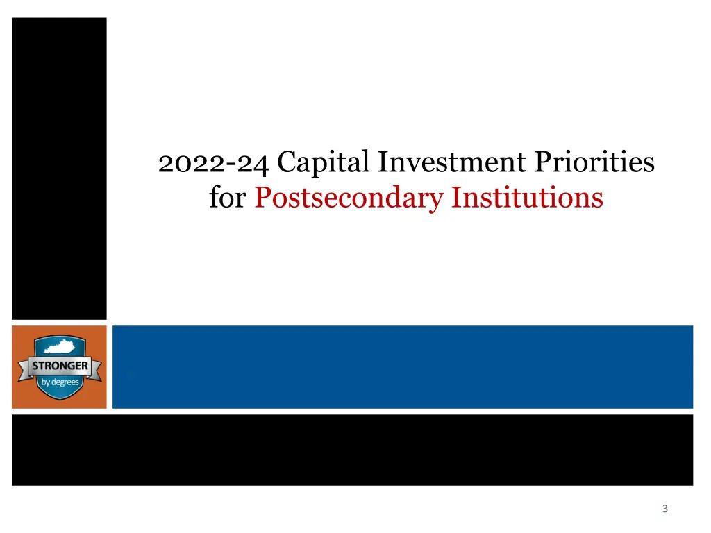 2022 24 capital investment priorities