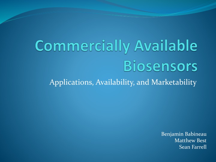 applications availability and marketability