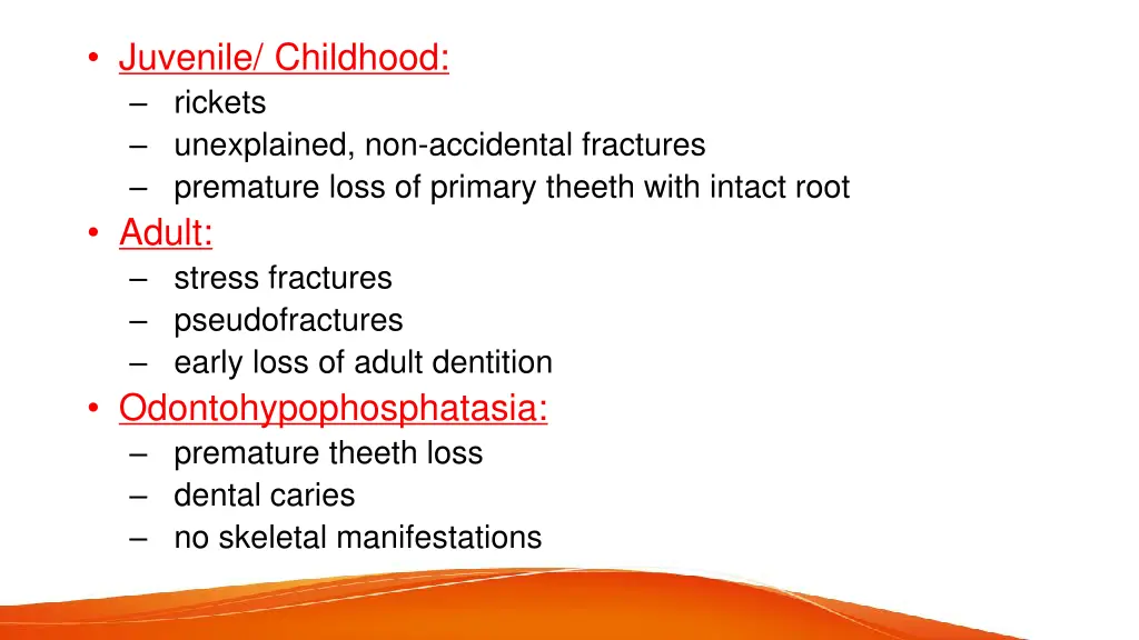 juvenile childhood rickets unexplained