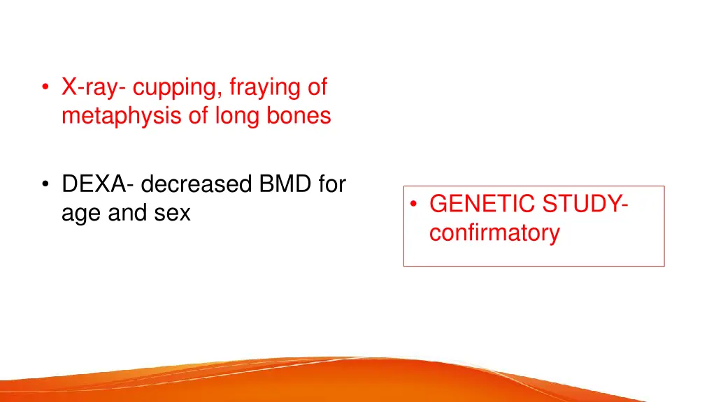 x ray cupping fraying of metaphysis of long bones