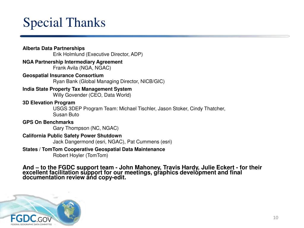special thanks