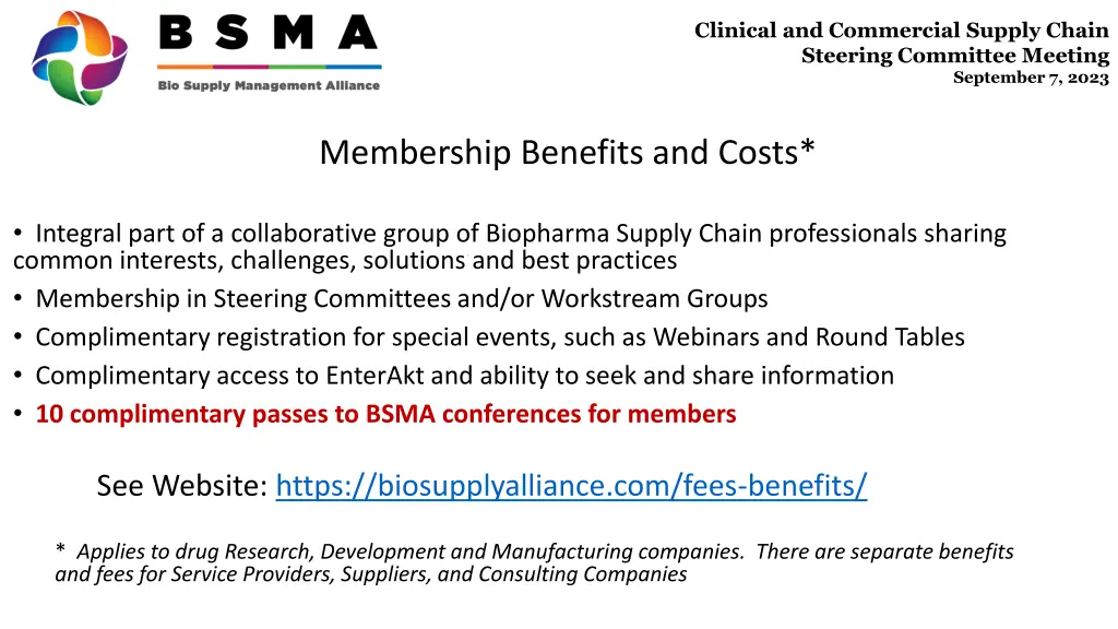 clinical and commercial supply chain steering 14