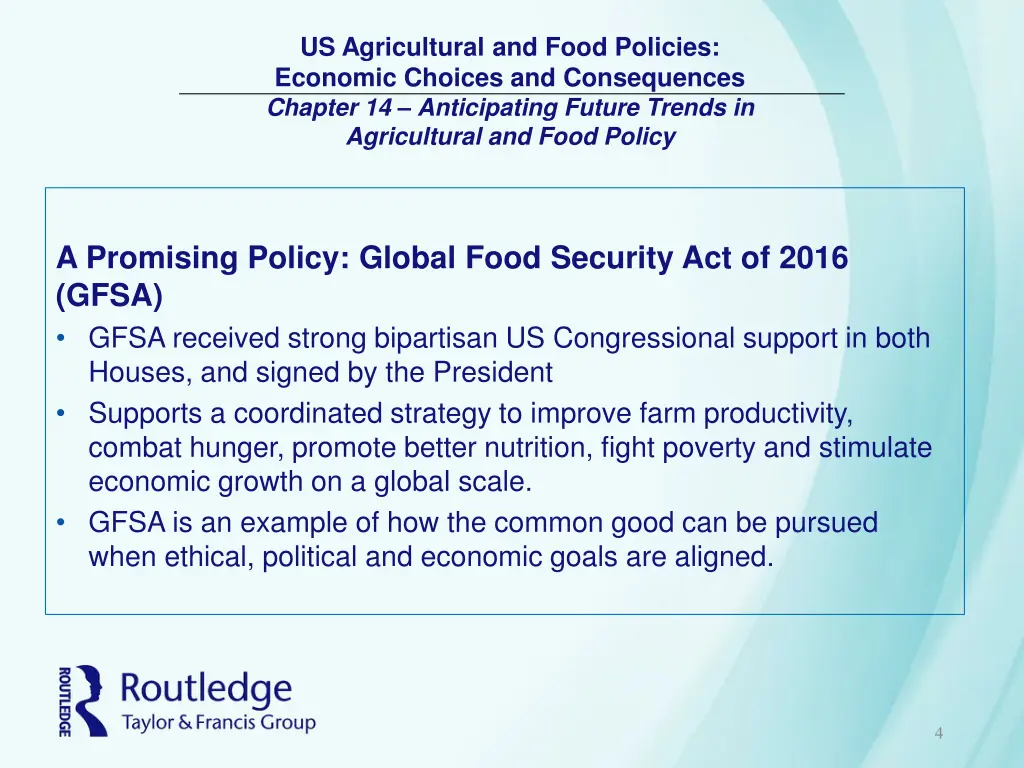 us agricultural and food policies economic 3