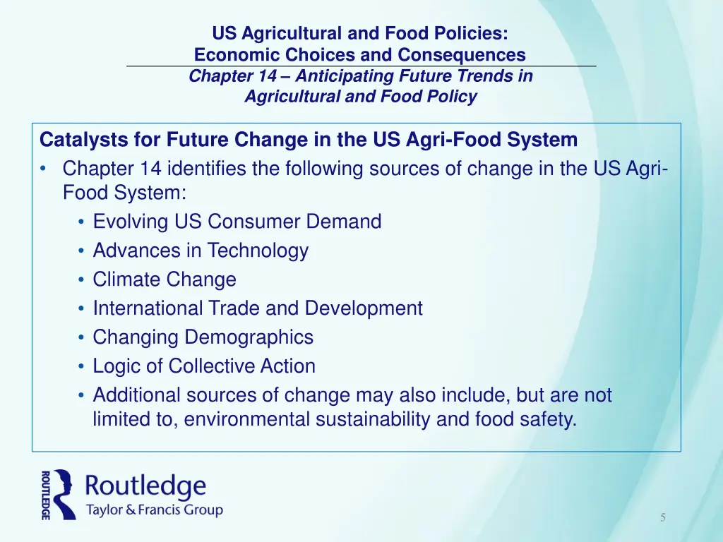 us agricultural and food policies economic 4