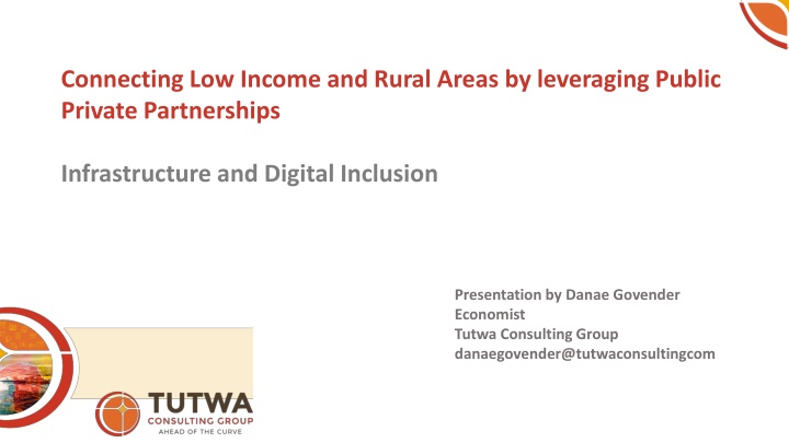 connecting low income and rural areas