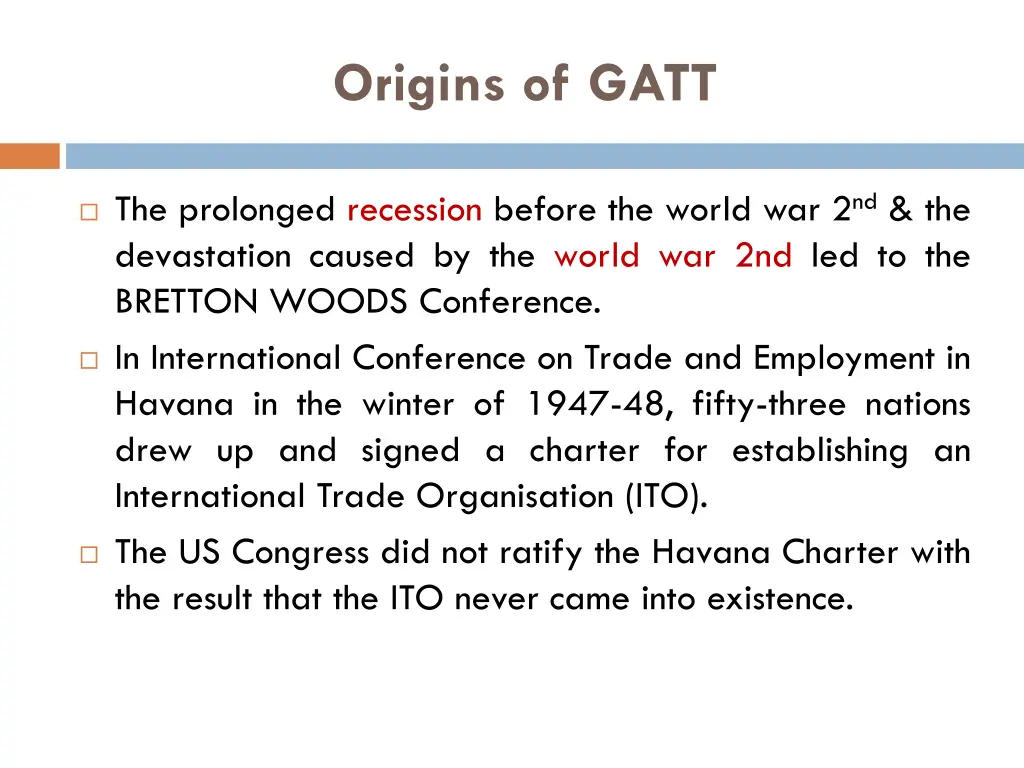 origins of gatt