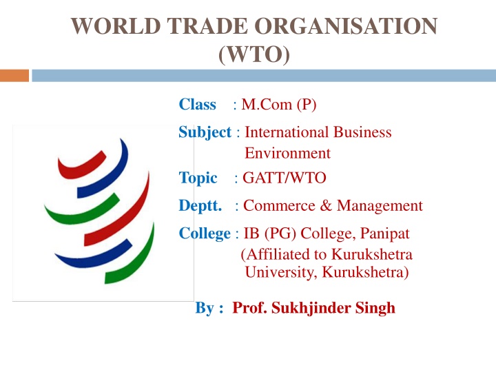 world trade organisation wto