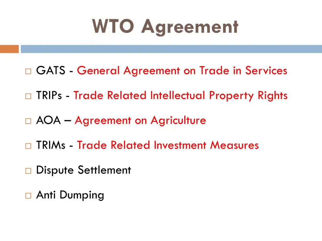wto agreement