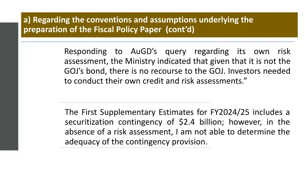 a regarding the conventions and assumptions 2