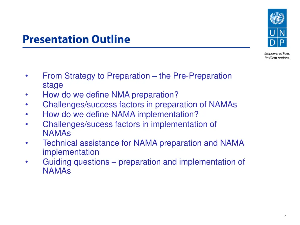 from strategy to preparation the pre preparation