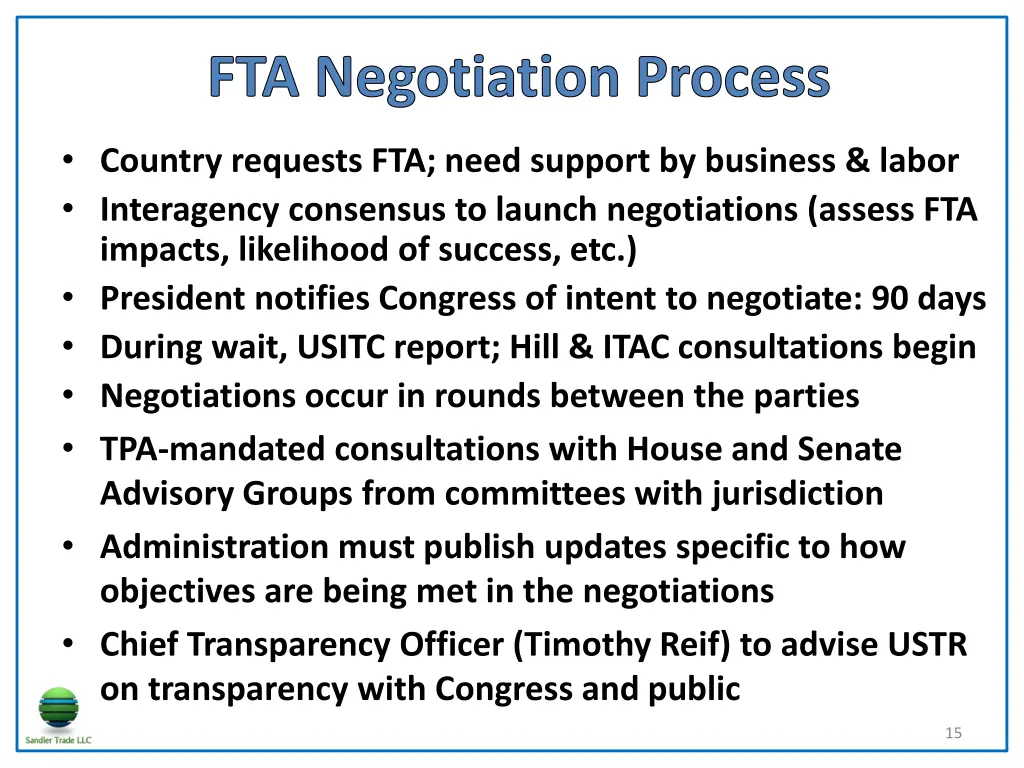 fta negotiation process