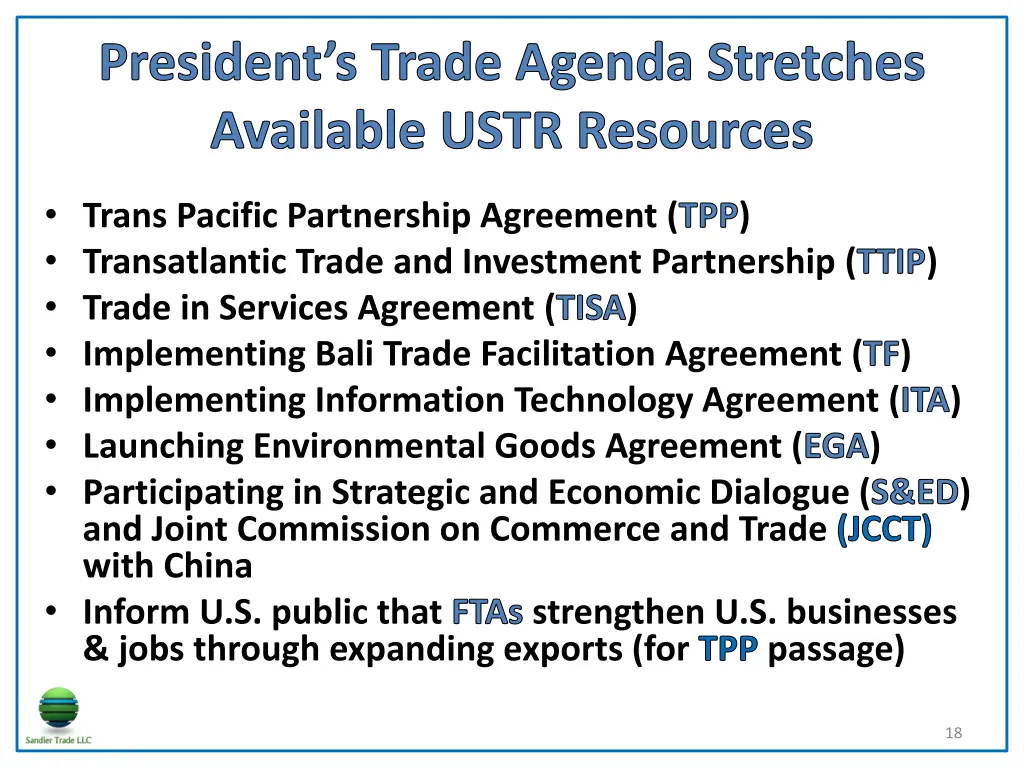 president s trade agenda stretches available ustr