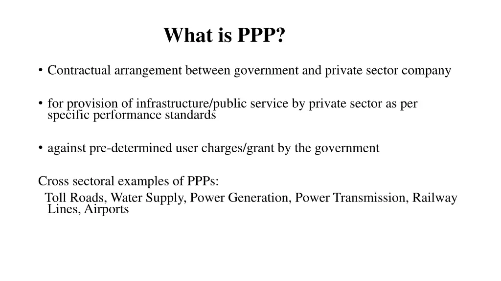 what is ppp