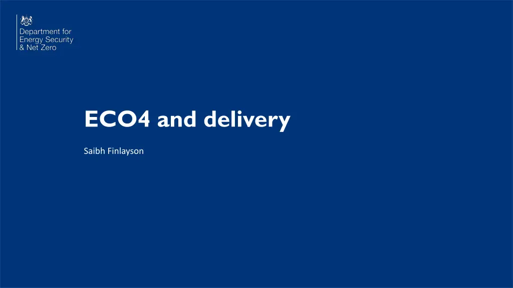 eco4 and delivery