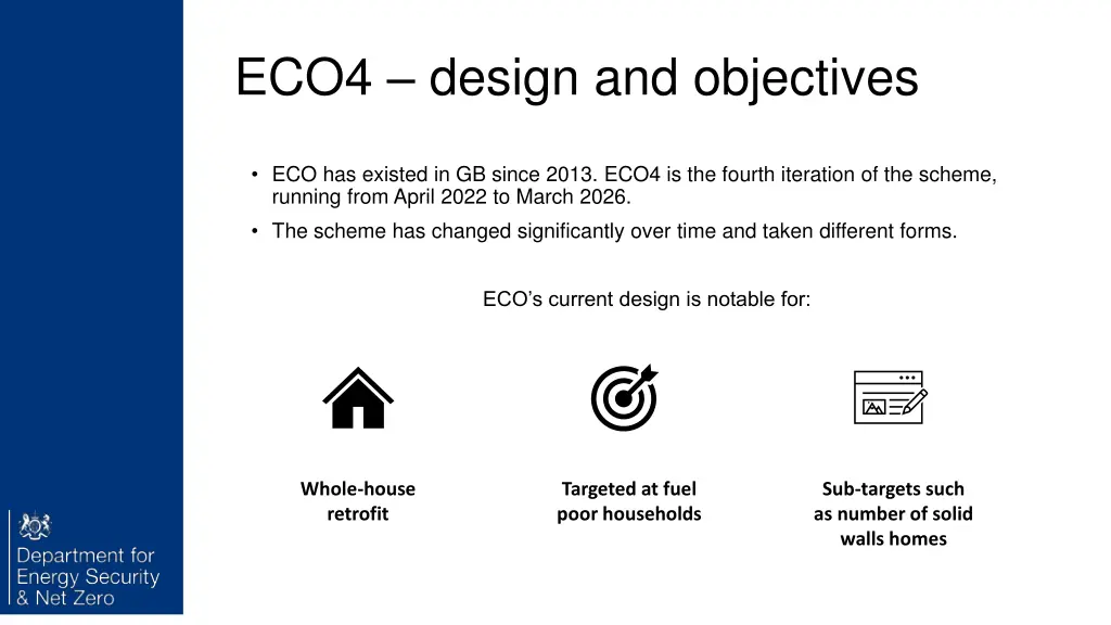 eco4 design and objectives