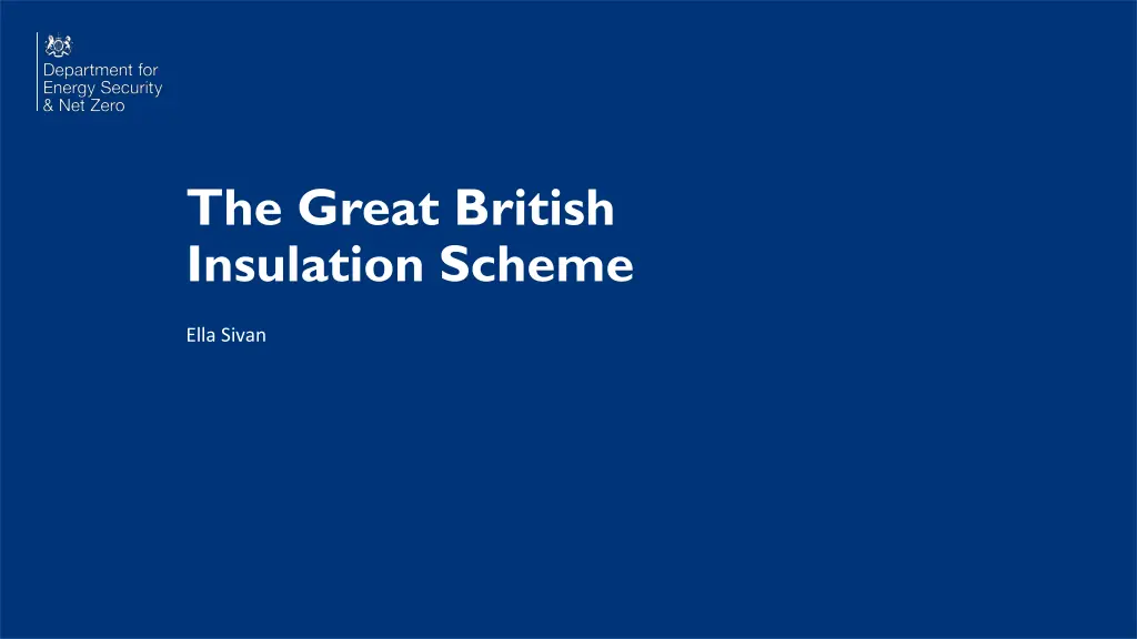the great british insulation scheme