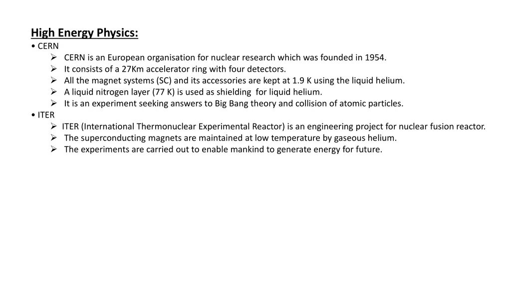 high energy physics cern cern is an european